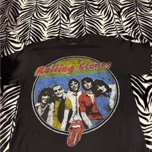 The Rolling Stones Black Graphic Tee